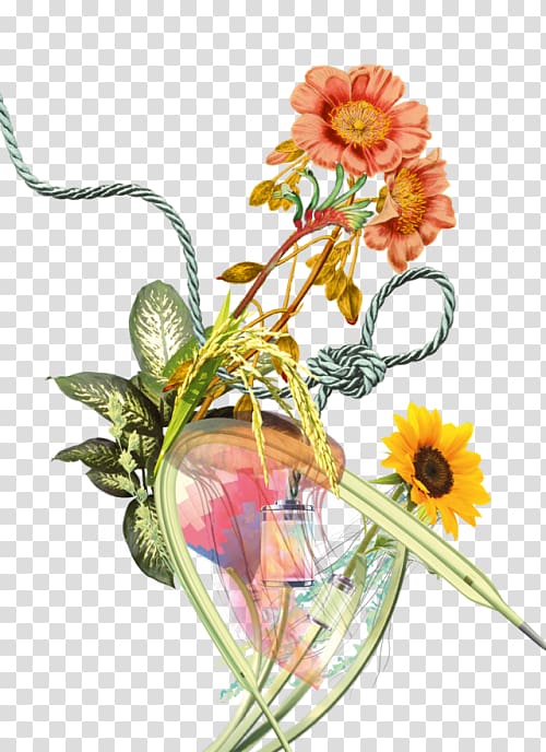 Floral design Professionalism Cut flowers, cartoon prompt box transparent background PNG clipart