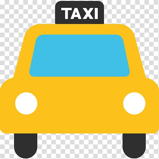 Taxi Emoji Text messaging SMS E-hailing, taxi cartoon transparent background PNG clipart