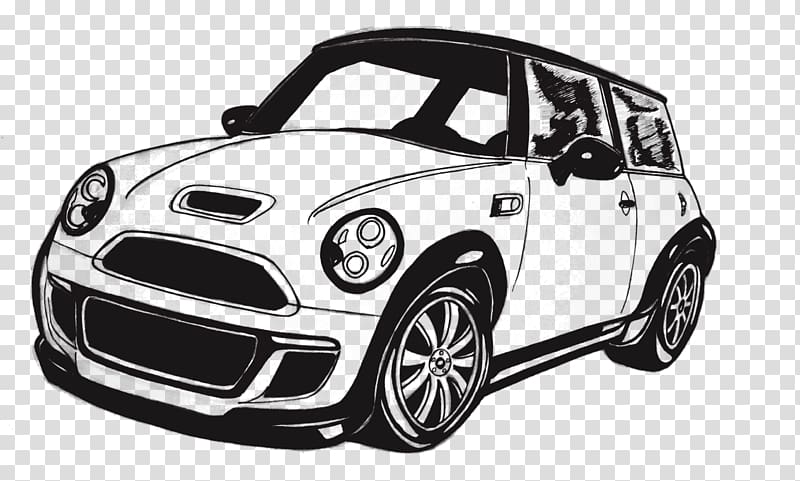 MINI Cooper City car Mini E, car transparent background PNG clipart