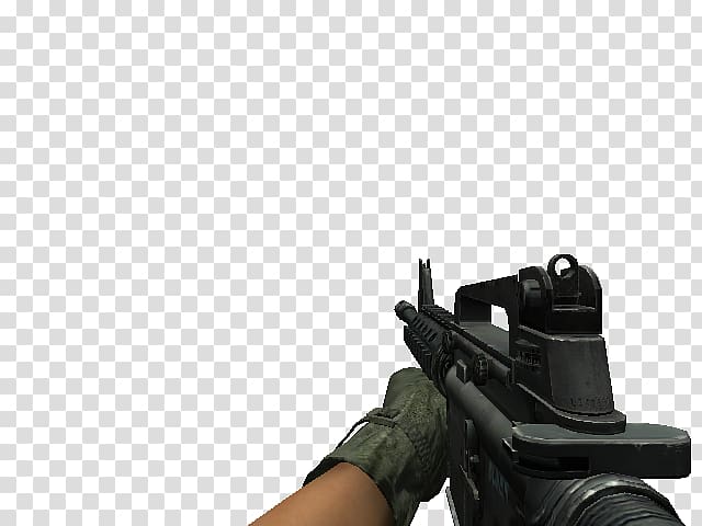 Call of Duty 4: Modern Warfare Rifle M4 carbine Firearm Advanced Combat Optical Gunsight, weapon transparent background PNG clipart