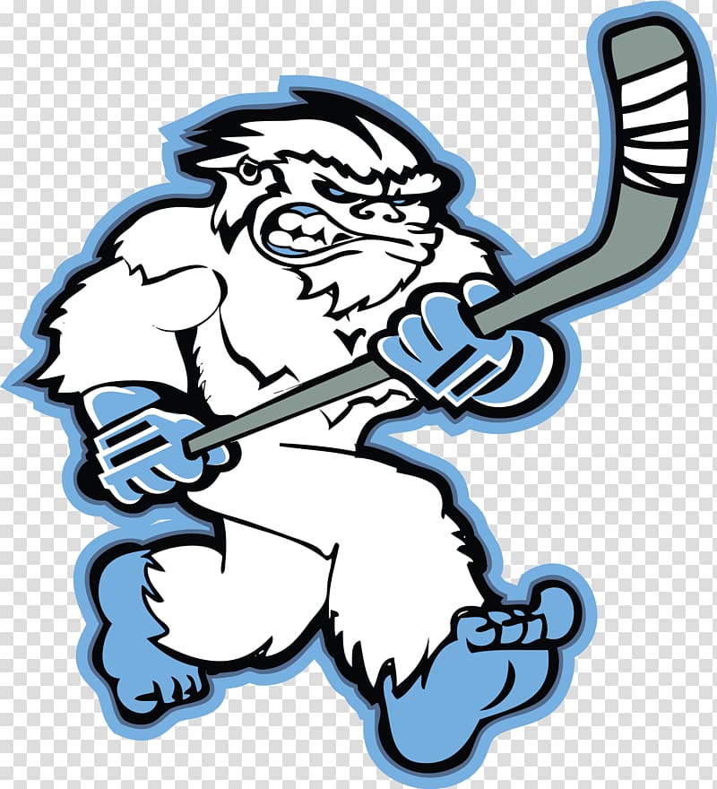 Ice hockey Federal Hockey League Fantasy hockey Yeti, Junior Ice Hockey transparent background PNG clipart