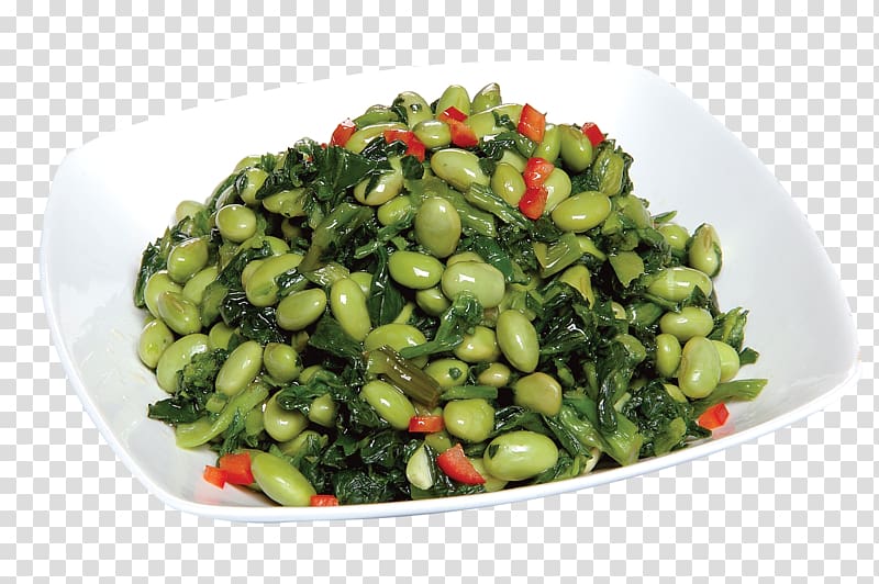 Edamame Chinese cuisine Succotash Bean Food, Red bean rice transparent background PNG clipart
