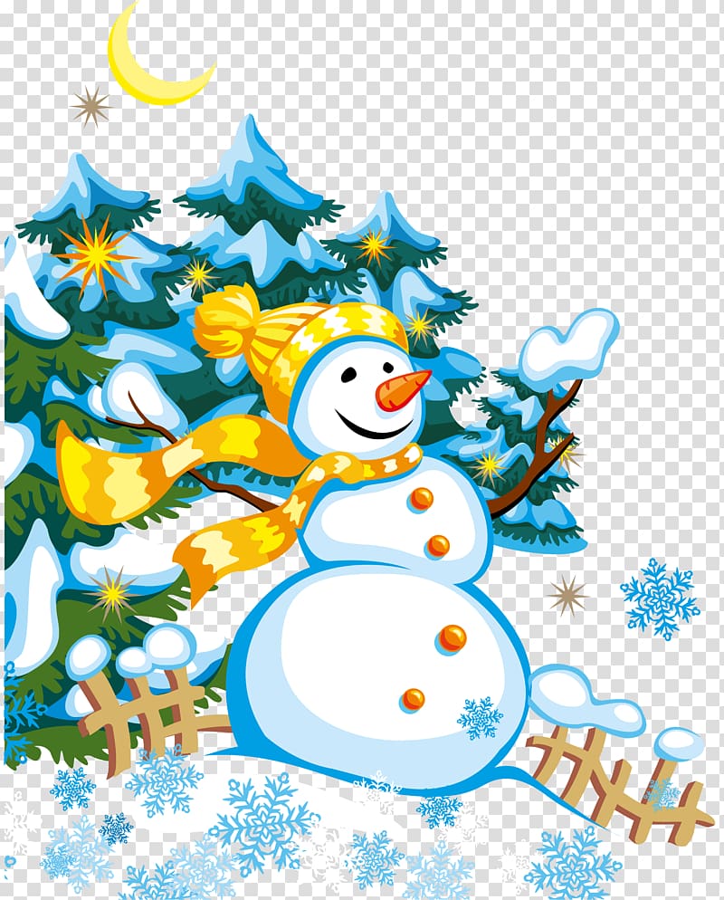 Snowman Christmas tree , snowman cartoon transparent background PNG clipart