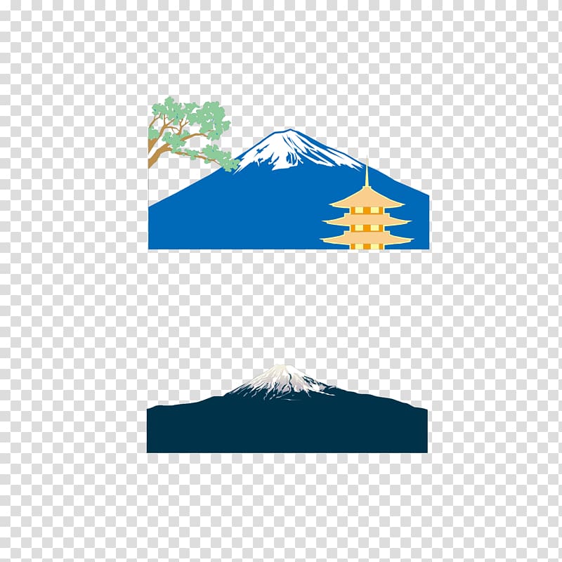 Mount Fuji Illustration, Mount Fuji, Japan Creative transparent background PNG clipart