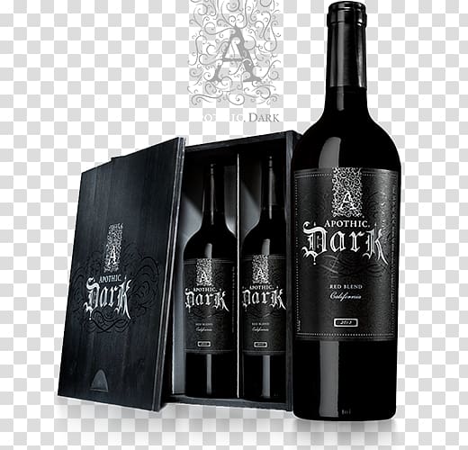 Dessert wine Apothic Brew, 750ml White wine Amarone, dark stage transparent background PNG clipart