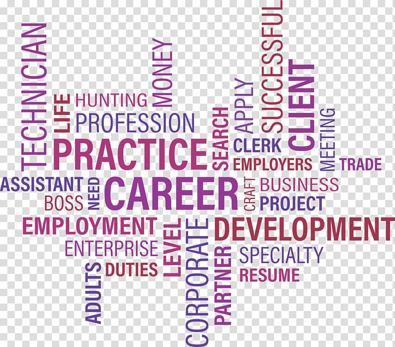 Job Professional Employment Career Word, Word transparent background PNG clipart