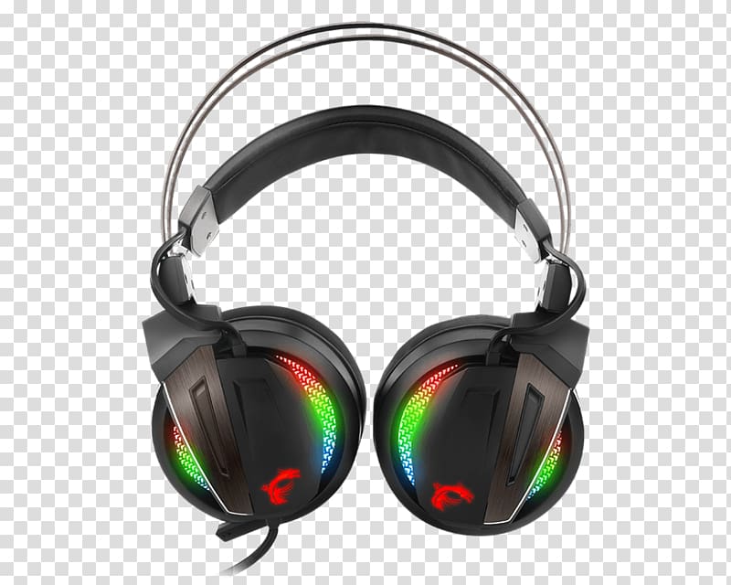 Microphone MSI Immerse GH70 Gaming Headset Headphones Immerse Gaming Headset MSI ImmerseGH70 GH70, microphone transparent background PNG clipart