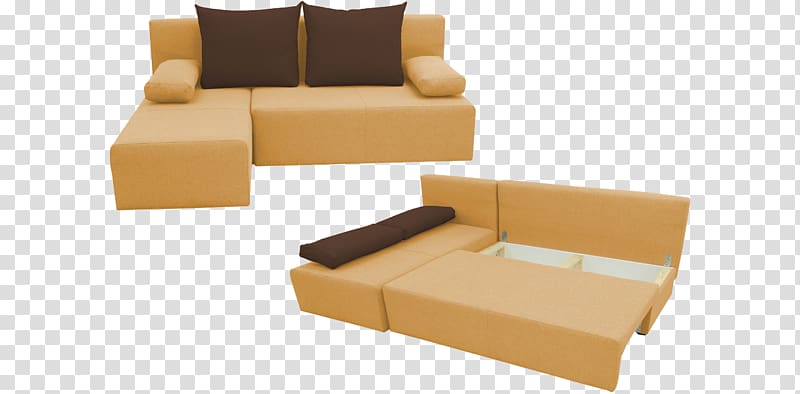 Sofa bed Couch Furniture Bedding, corner sofa transparent background PNG clipart