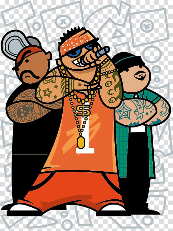 three male gangsters , Rapper Freestyle Method, How to Freestyle Rap Better, Faster, and Longer! Hip hop music How to Rap, Creative cartoon characters transparent background PNG clipart