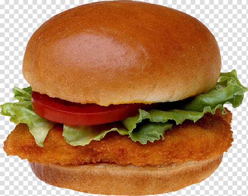 Hamburger Chicken sandwich Veggie burger Fast food Hot dog, Tasty burger transparent background PNG clipart