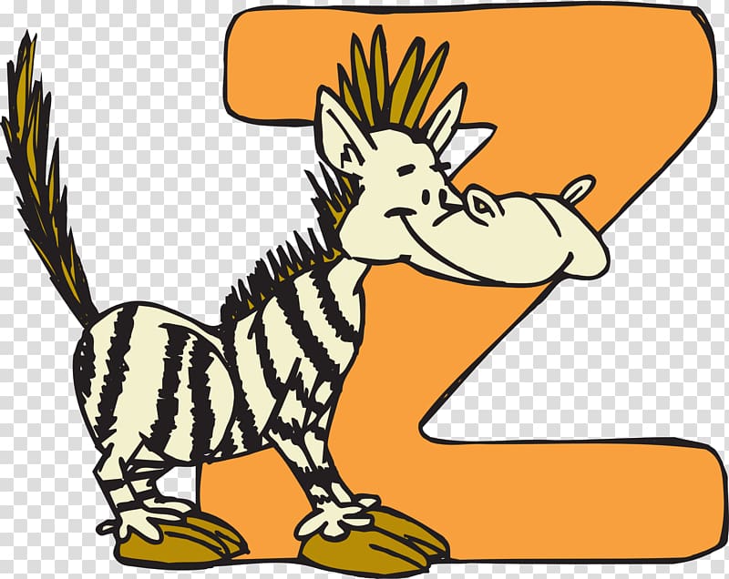 Z Letter Alphabet , zebra transparent background PNG clipart