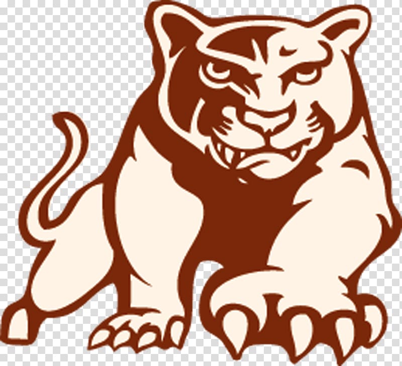 Old Colony Regional Vocational Technical High School Tiger Cougar , Cat transparent background PNG clipart