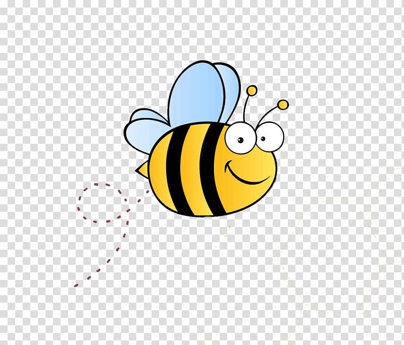 Bee Cartoon , bee transparent background PNG clipart