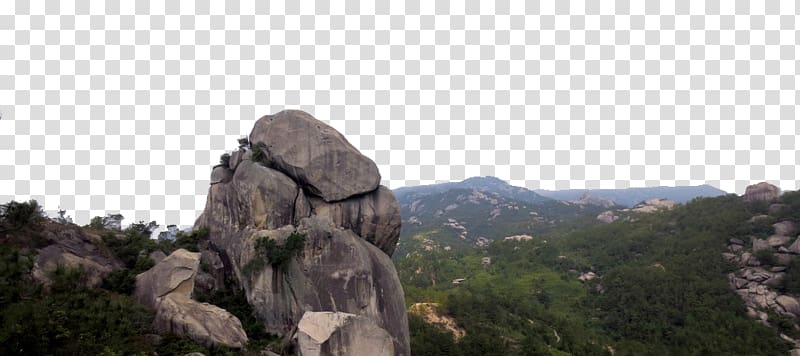 panorama of mountain scenery, Mountain Street Rock , Stone mountain landscape transparent background PNG clipart