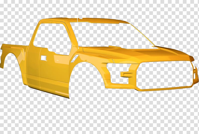 Car door Bumper Automotive design Truck Bed Part, shiny yellow transparent background PNG clipart