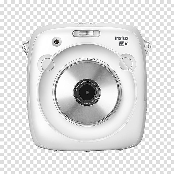 Digital instant camera Fujifilm Square SQ10 W White graphic film Instax, Camera transparent background PNG clipart