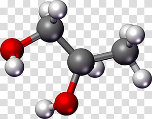 Dipropylene glycol Glycerol Propene Polypropylene glycol, Molecules File transparent background PNG clipart thumbnail