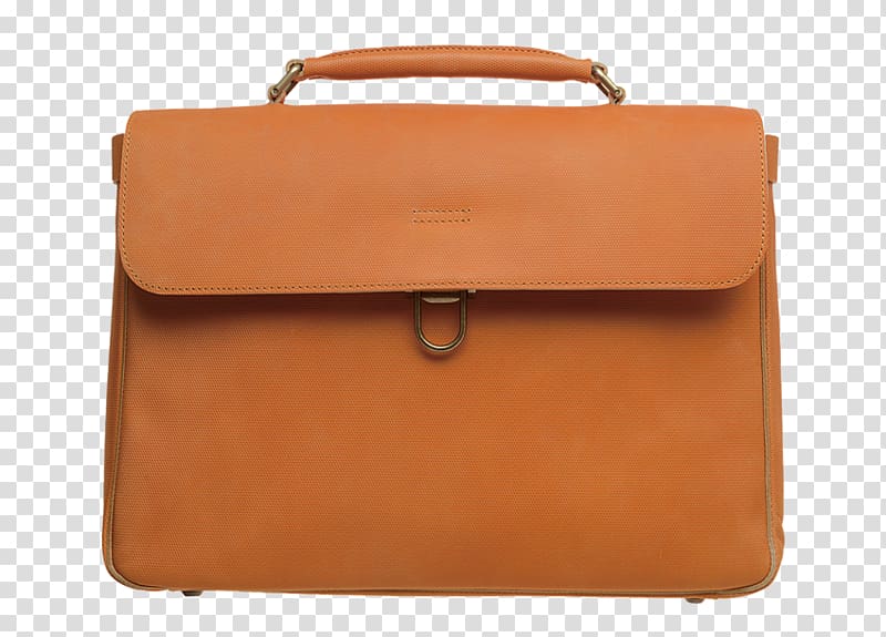 Briefcase Handbag Leather Nylon, Brown Briefcase transparent background PNG clipart