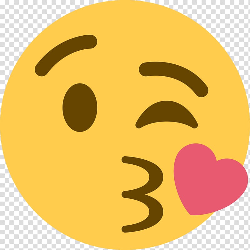 Emoji Kiss Love Sticker Wink, kiss transparent background PNG clipart