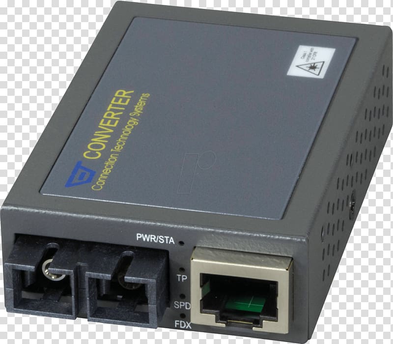 Power Converters Fiber media converter Small form-factor pluggable transceiver Gigabit Ethernet Optical fiber, others transparent background PNG clipart