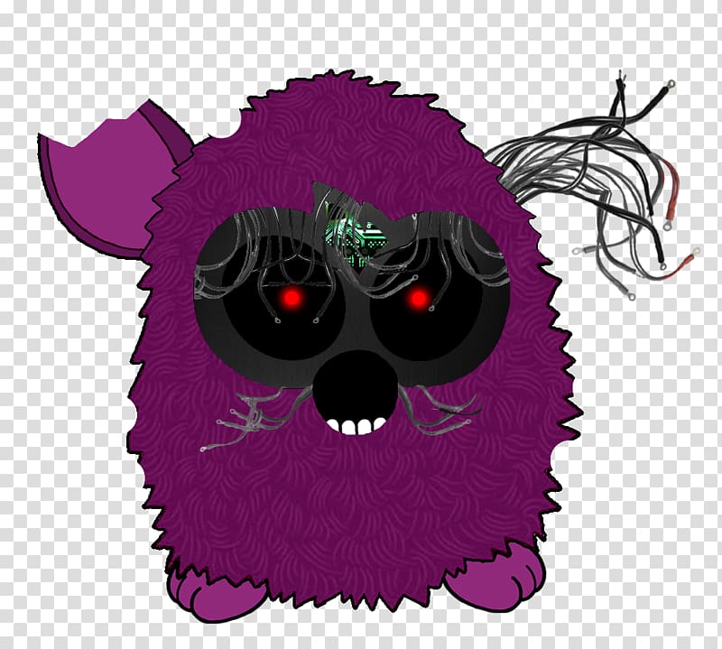 Canidae Artist Skull, Furby transparent background PNG clipart