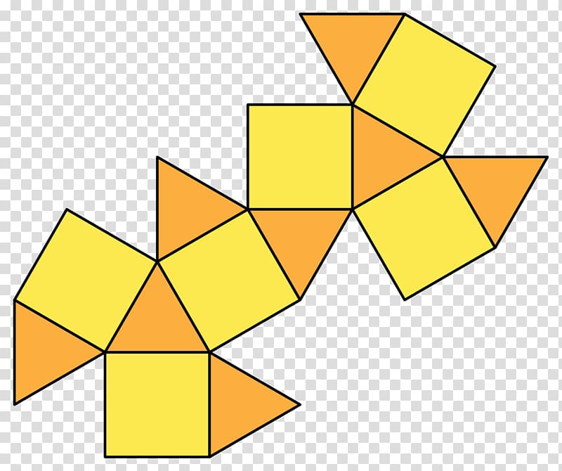 Cuboctahedron Archimedean solid Polyhedron Square Face, hexagonal box transparent background PNG clipart