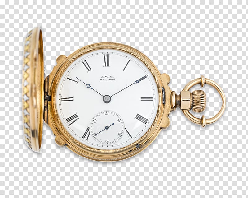 Pocket watch Waltham Watch Company Gold Seiko, watch transparent background PNG clipart