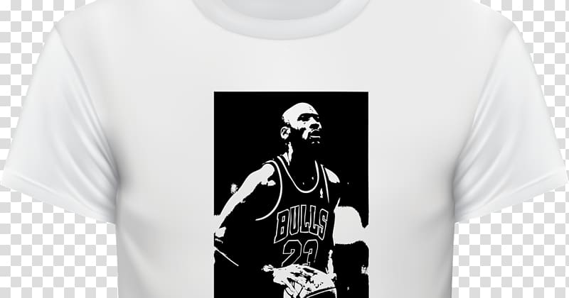 T-shirt Clothing Sleeve Outerwear, michael jordan transparent background PNG clipart