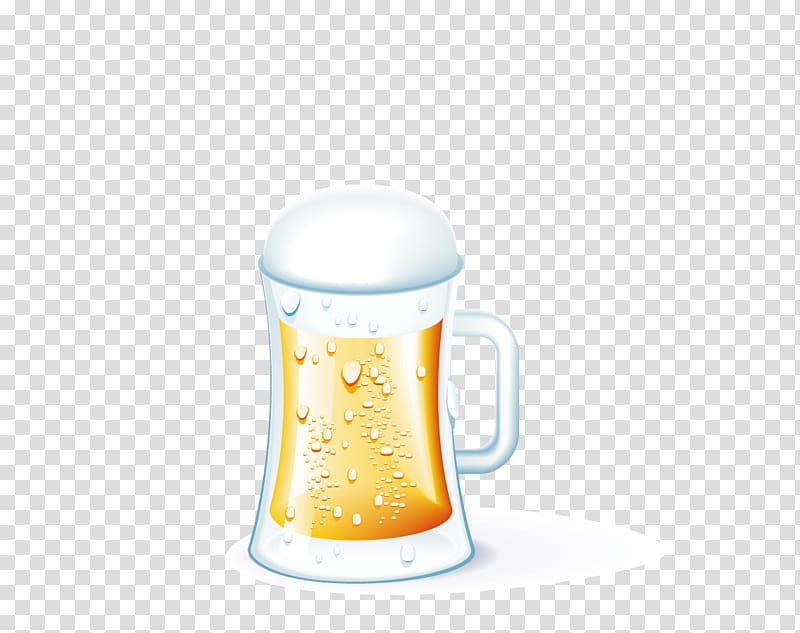 Beer glassware Animation, Cartoon beer mug transparent background PNG clipart