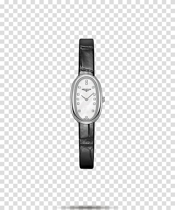 The Longines Symphonette Clock Watch Rado, Ladies Watches Longines Watches Black transparent background PNG clipart