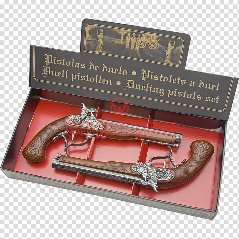 Firearm Duelling pistol Flintlock Percussion cap, dueling pistols transparent background PNG clipart