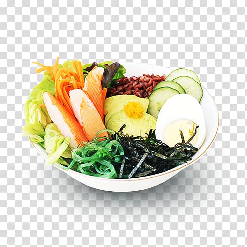 Namul Japanese Cuisine Salad Side dish Leaf vegetable, salad transparent background PNG clipart