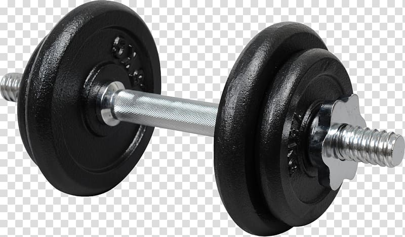 Dumbbell Barbell Kettlebell Exercise machine Physical exercise, Hantel transparent background PNG clipart