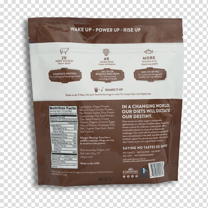 Nutrient Cricket flour Milkshake Protein Dietary fiber, protein powder transparent background PNG clipart