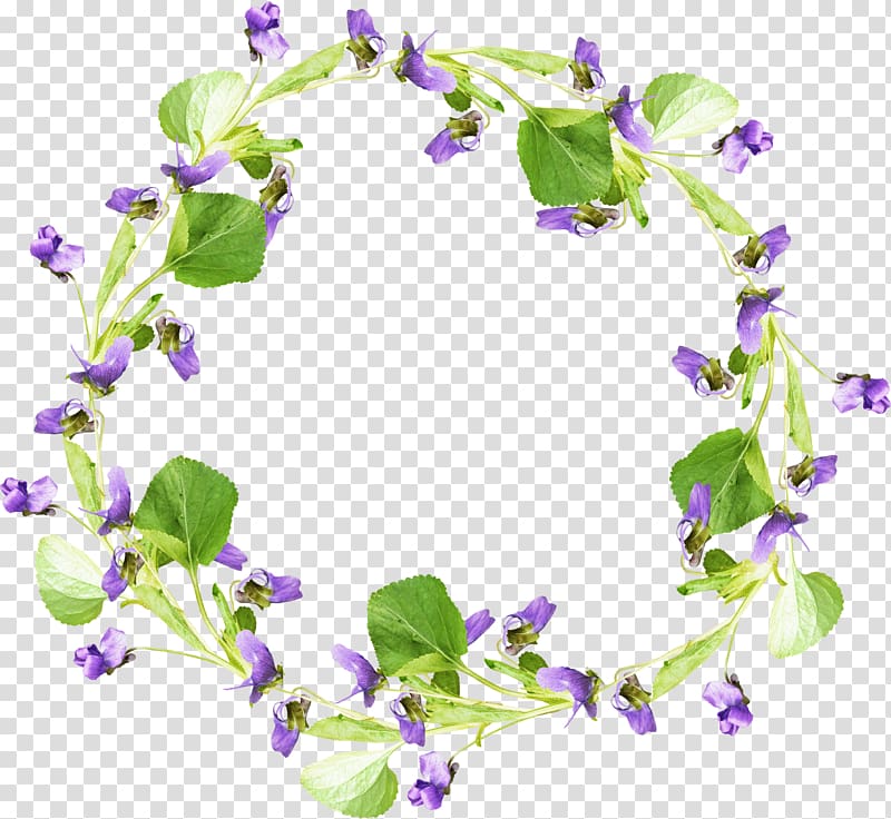 Flower, Pretty creative garland transparent background PNG clipart