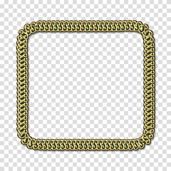 01504 Chain Frames Rectangle , chain transparent background PNG clipart