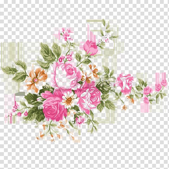 Flower bouquet Watercolor painting , Bouquet of roses color of lead transparent background PNG clipart