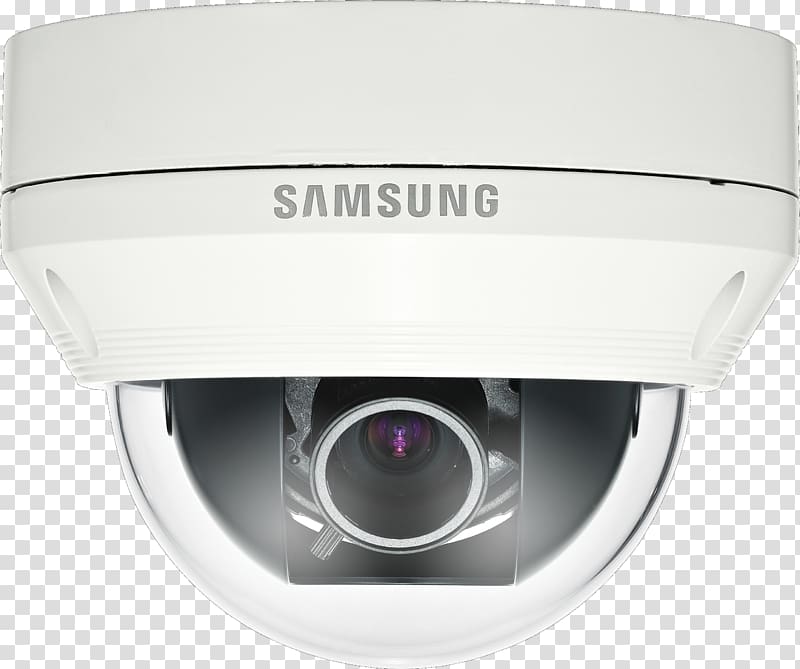 Samsung Galaxy Camera Closed-circuit television Hanwha Techwin Beyond Series SCV-5083 1.3MP Vandal-Resistant Outdoor Dome Camera Hanwha Aerospace, Camera transparent background PNG clipart