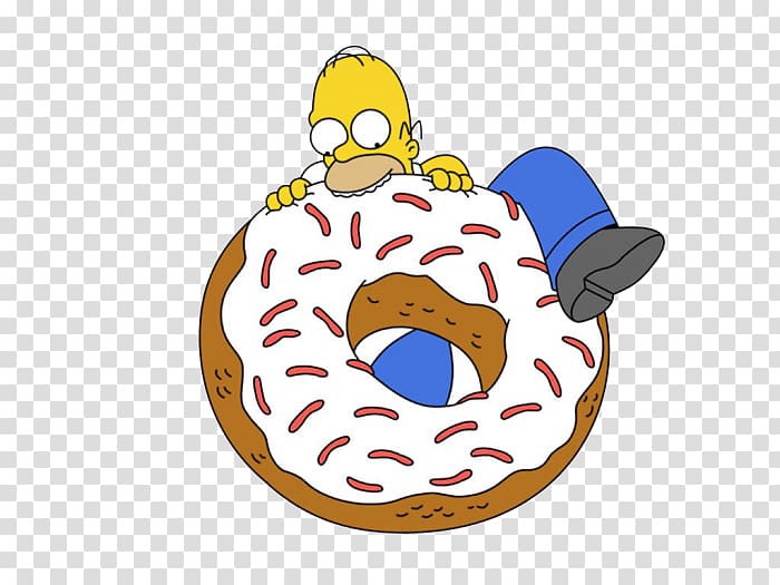 Donuts Homer Simpson Bart Simpson Frosting & Icing Ciambella, Bart Simpson transparent background PNG clipart