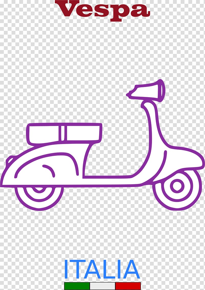 Scooter Vespa GTS Piaggio Vespa PX, scooter transparent background PNG clipart