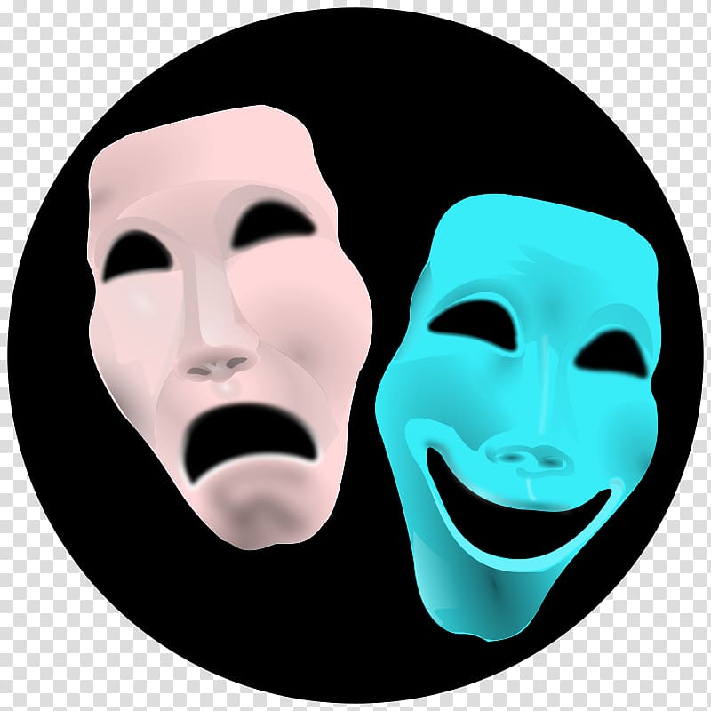 Theatre Mask Drama , Drama Masks transparent background PNG clipart