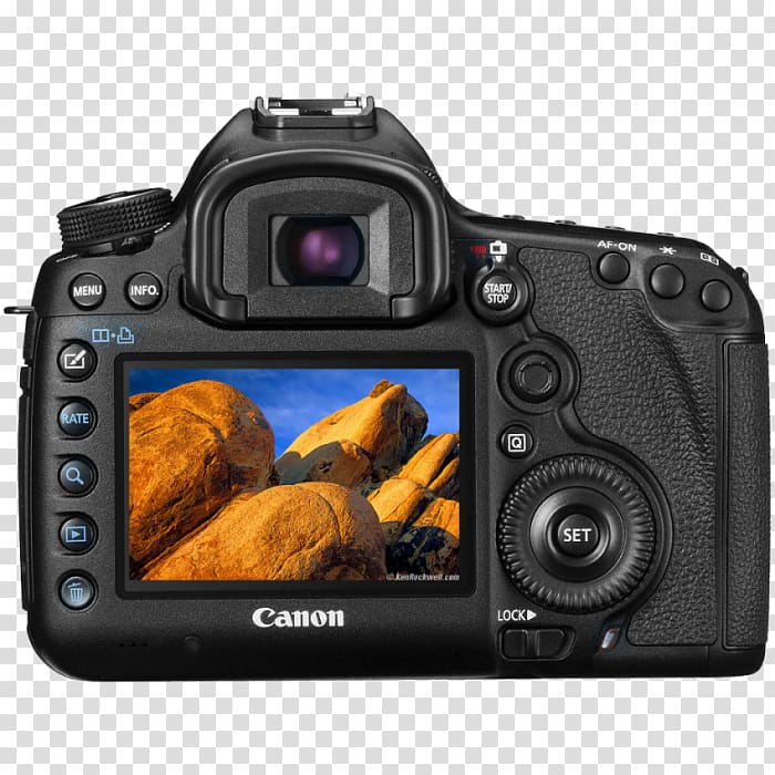 Canon EOS 5D Mark III Canon EOS 5D Mark IV Digital SLR, Camera transparent background PNG clipart