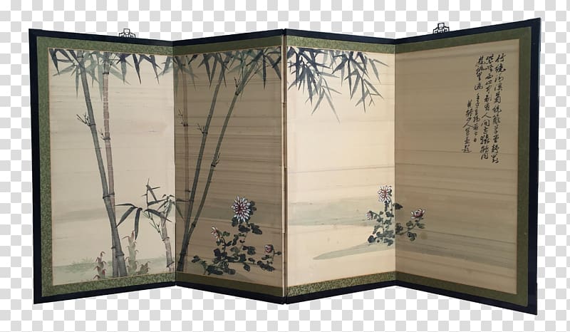 Silk painting Panel painting Japanese painting, painting transparent background PNG clipart