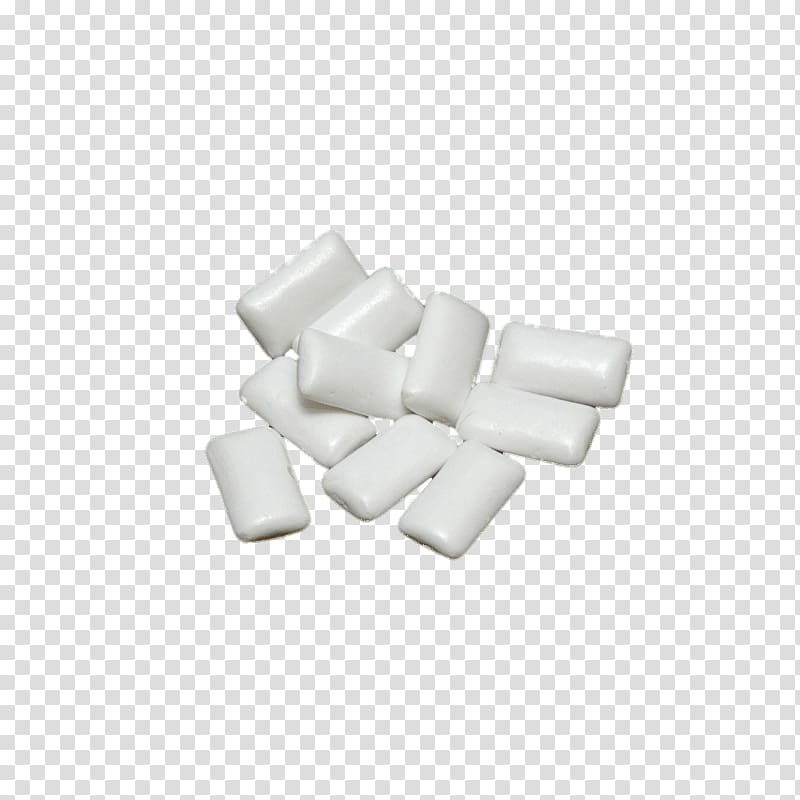 bunch of white candies, Chewing gum White Bubble gum, Chewing gum transparent background PNG clipart