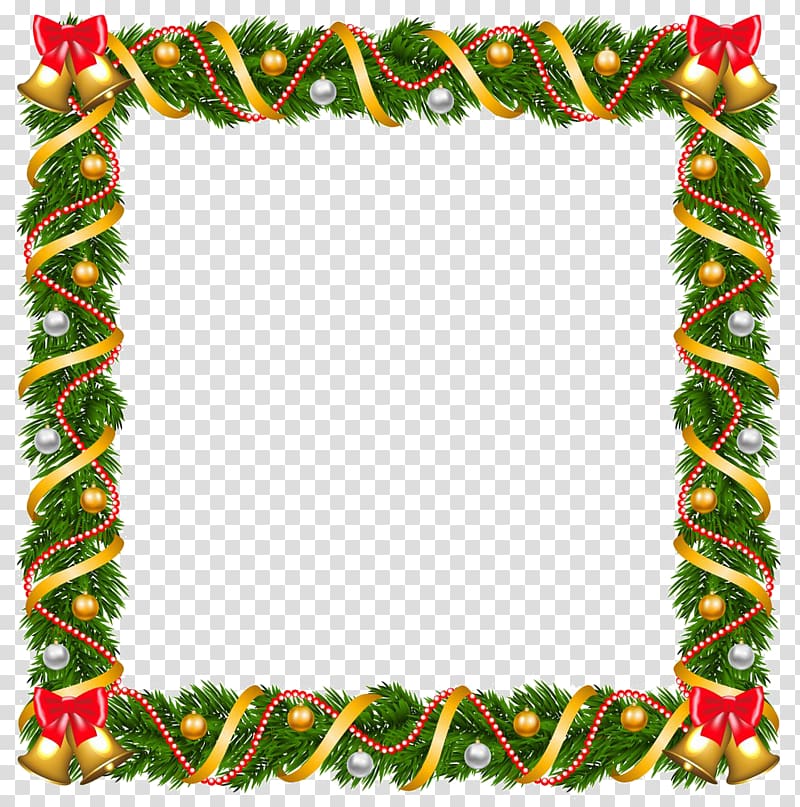 Christmas Gift, Christmas Border transparent background PNG clipart