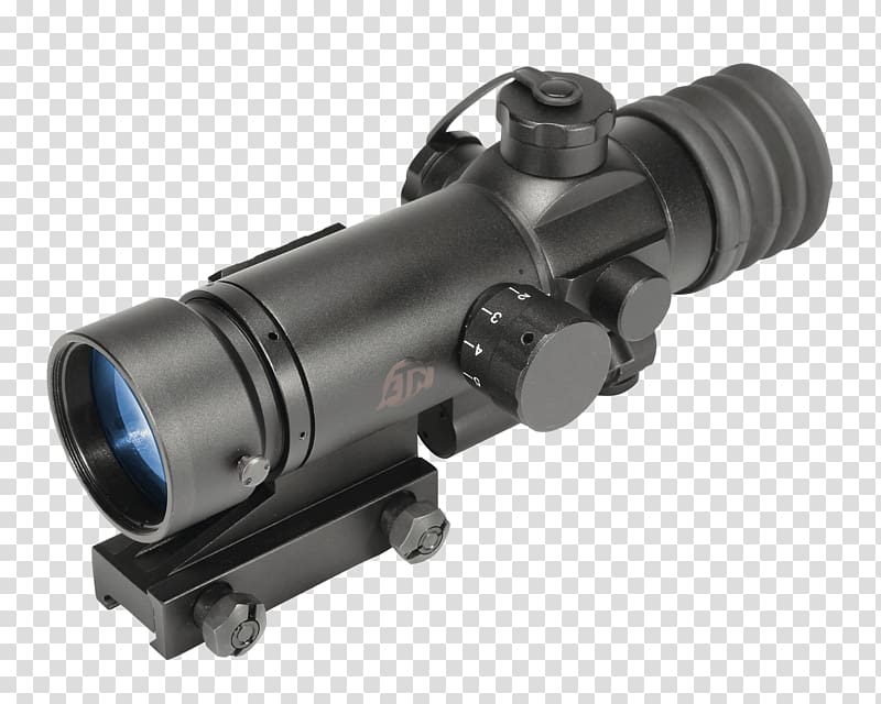 Monocular Night vision device Telescopic sight American Technologies Network Corporation, Binoculars transparent background PNG clipart