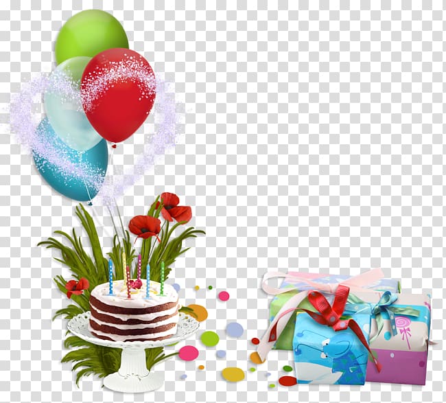 Birthday cake Happy Birthday to You Party, Birthday decorative elements transparent background PNG clipart
