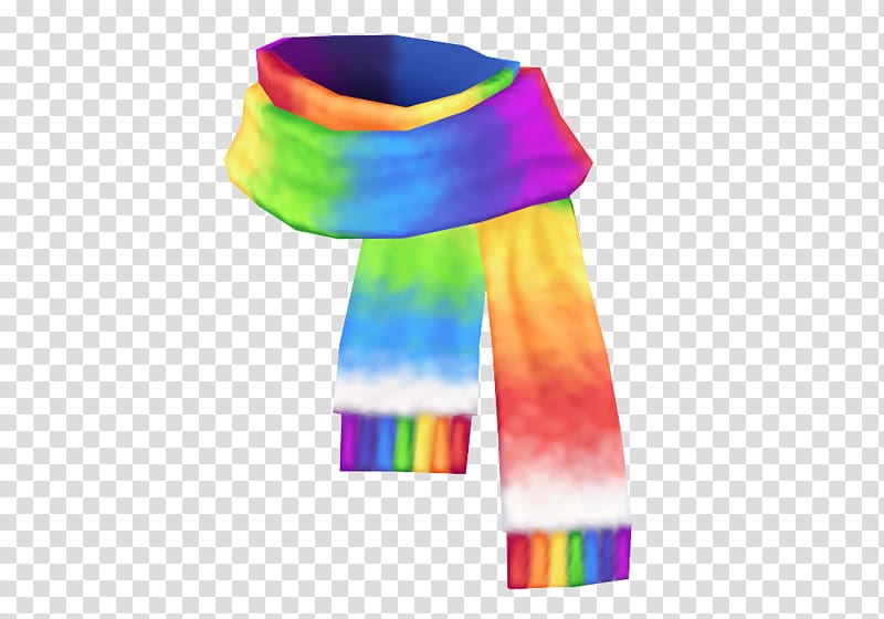 Scarf MikuMikuDance Clothing Lace Kerchief, rainbow dream transparent background PNG clipart