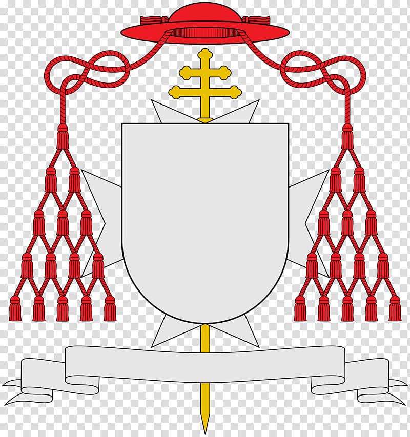 Cardinal Coat of arms Ecclesiastical heraldry Catholicism Archbishop, others transparent background PNG clipart