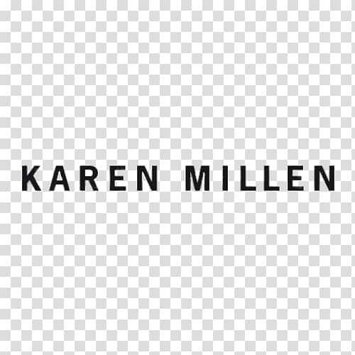 Karen Millen text, Karen Millen Logo transparent background PNG clipart